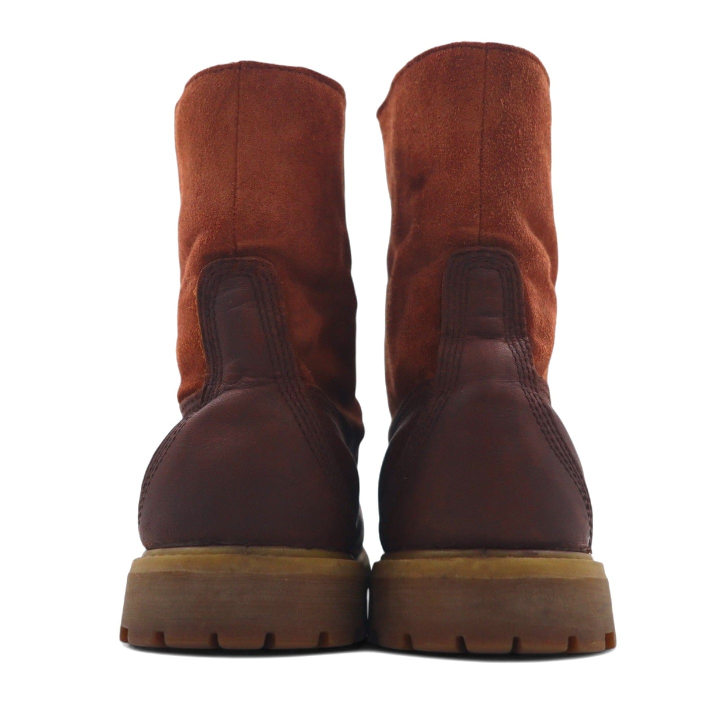 TIMBERLAND ワークブーツ 24.5cm ブラウン レザー スエード WATERPROOF 防水