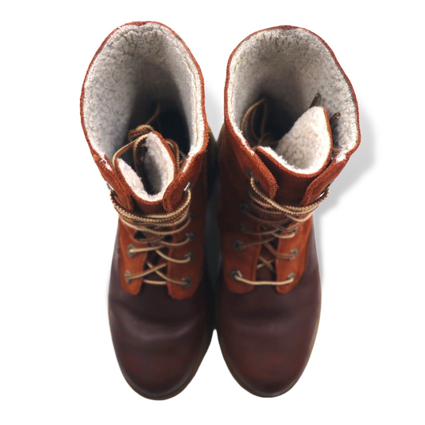 TIMBERLAND ワークブーツ 24.5cm ブラウン レザー スエード WATERPROOF 防水