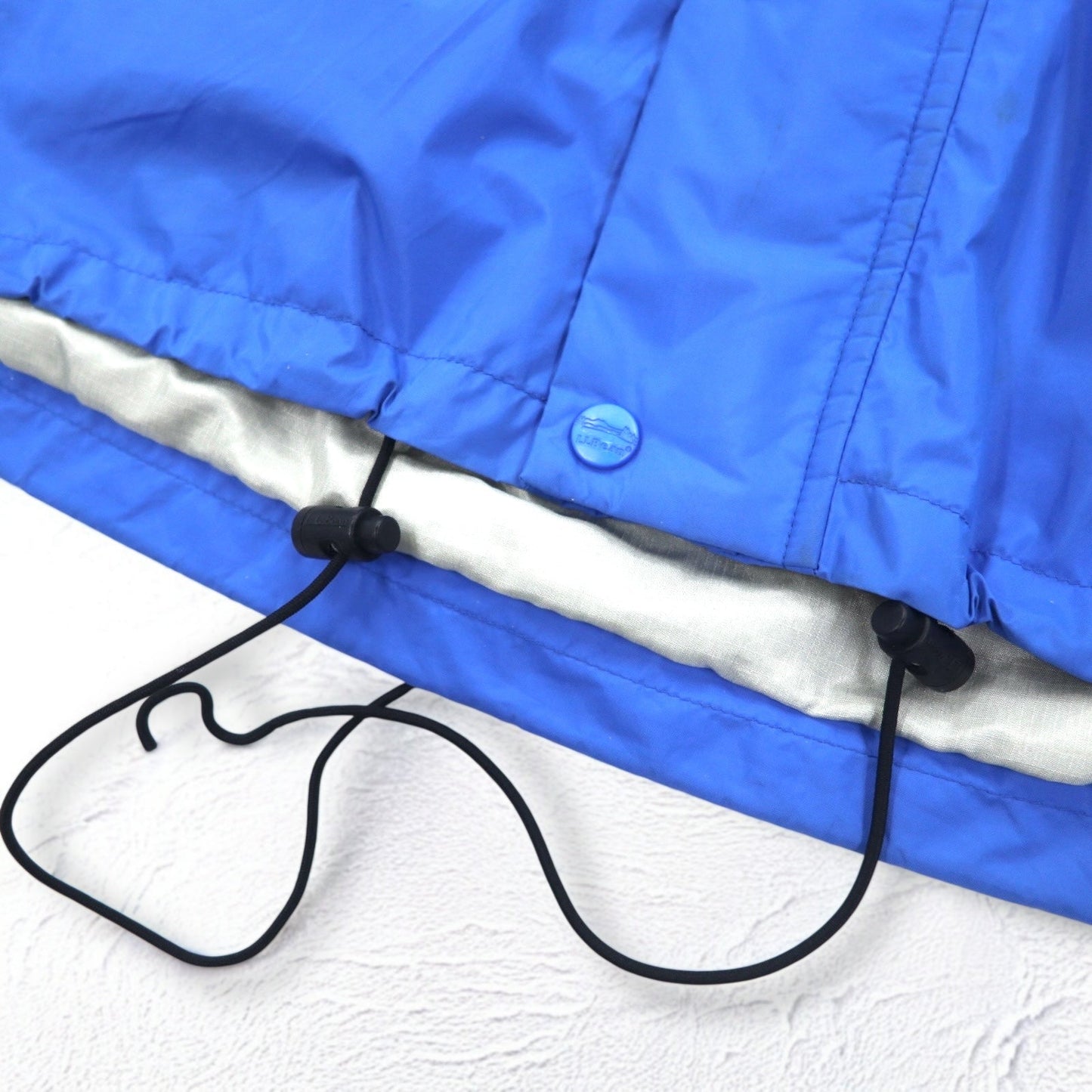 L.L.Bean 90年代 ゴアテックス GORE-TEX シェル マウンテンパーカー レインパーカー XL ブルー ナイロン 防水 メッシュライナー ドローコード 2448