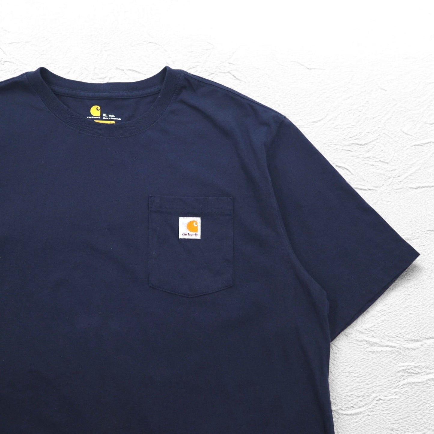 carhartt オリジナルフィット ポケット Tシャツ ポケT XL ネイビー ORIGINAL FIT コットン