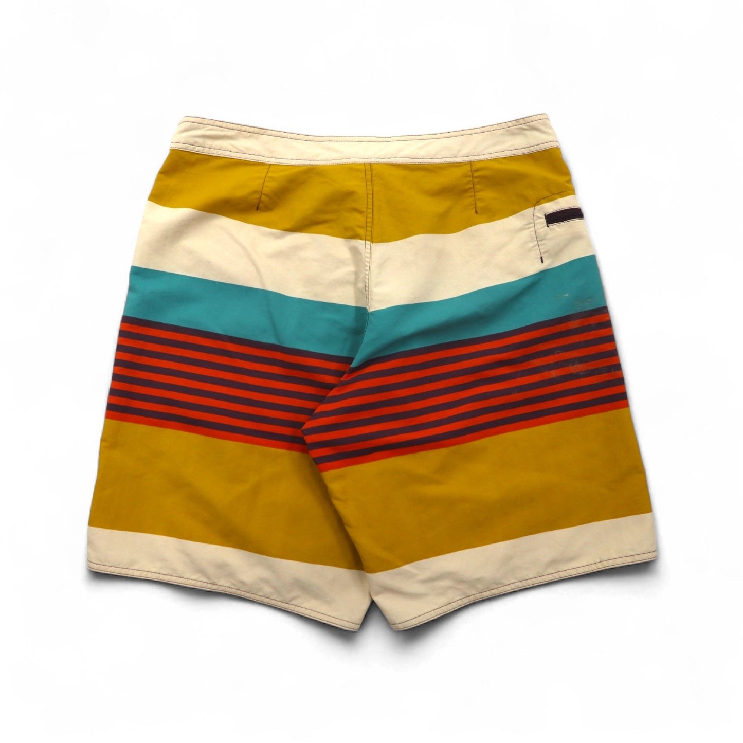 patagonia ウェーブフェアラー ボードショーツ Wavefarer Board Shorts ハーフパンツ L マルチカラー ボーダー ナイロン 86557