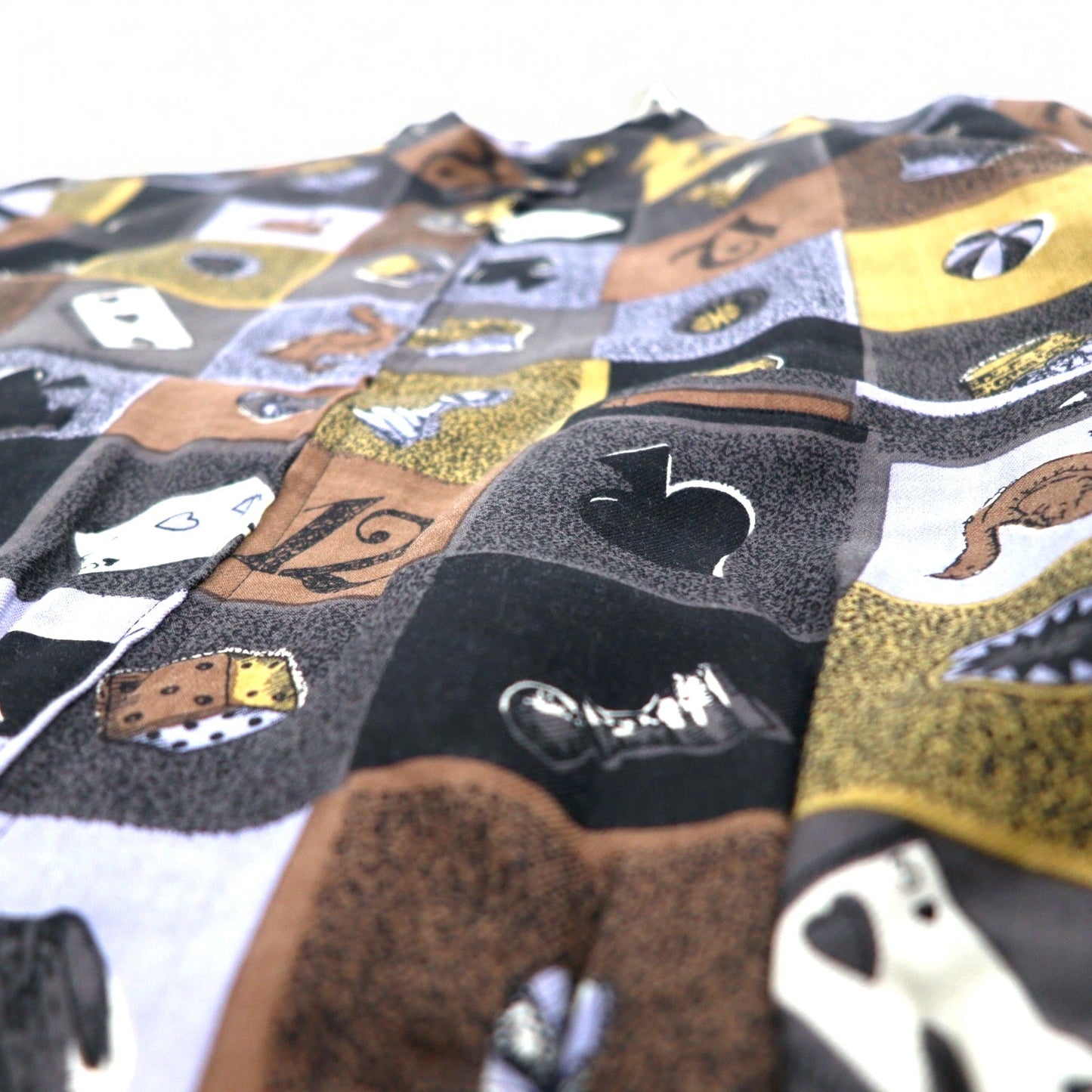 marie claire sport 90年代 スウィングトップ ブルゾン FREE マルチカラー 総柄 レトロ ゲーム 日本製