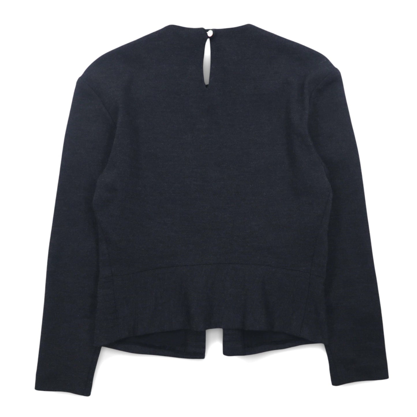 Ralph Lauren 90年代 チャイナボタン ボレロ ジャケット カーディガン S グレー ウール