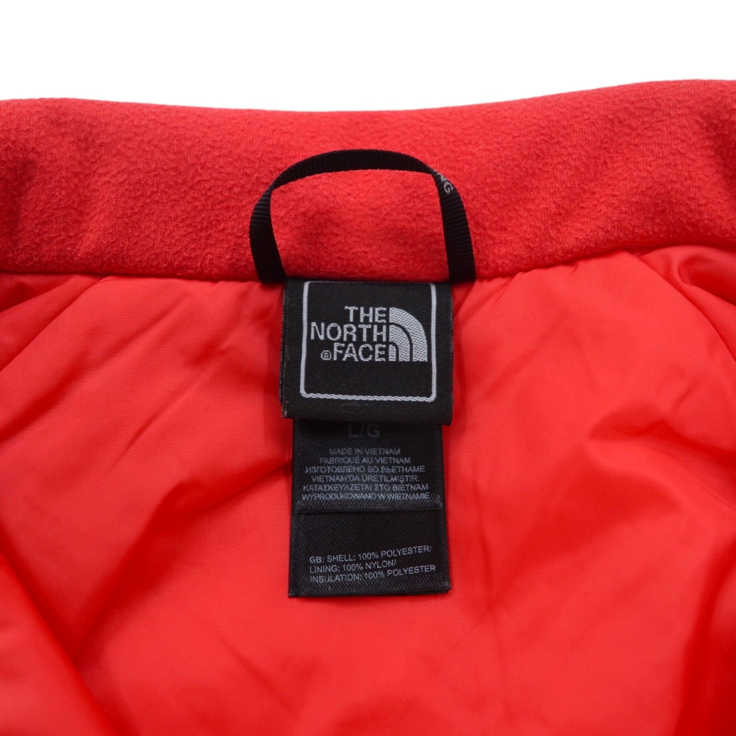 THE NORTH FACE インサレーションジャケット L レッド ナイロン 中綿 Cinnabar Triclimate Jacket CA22
