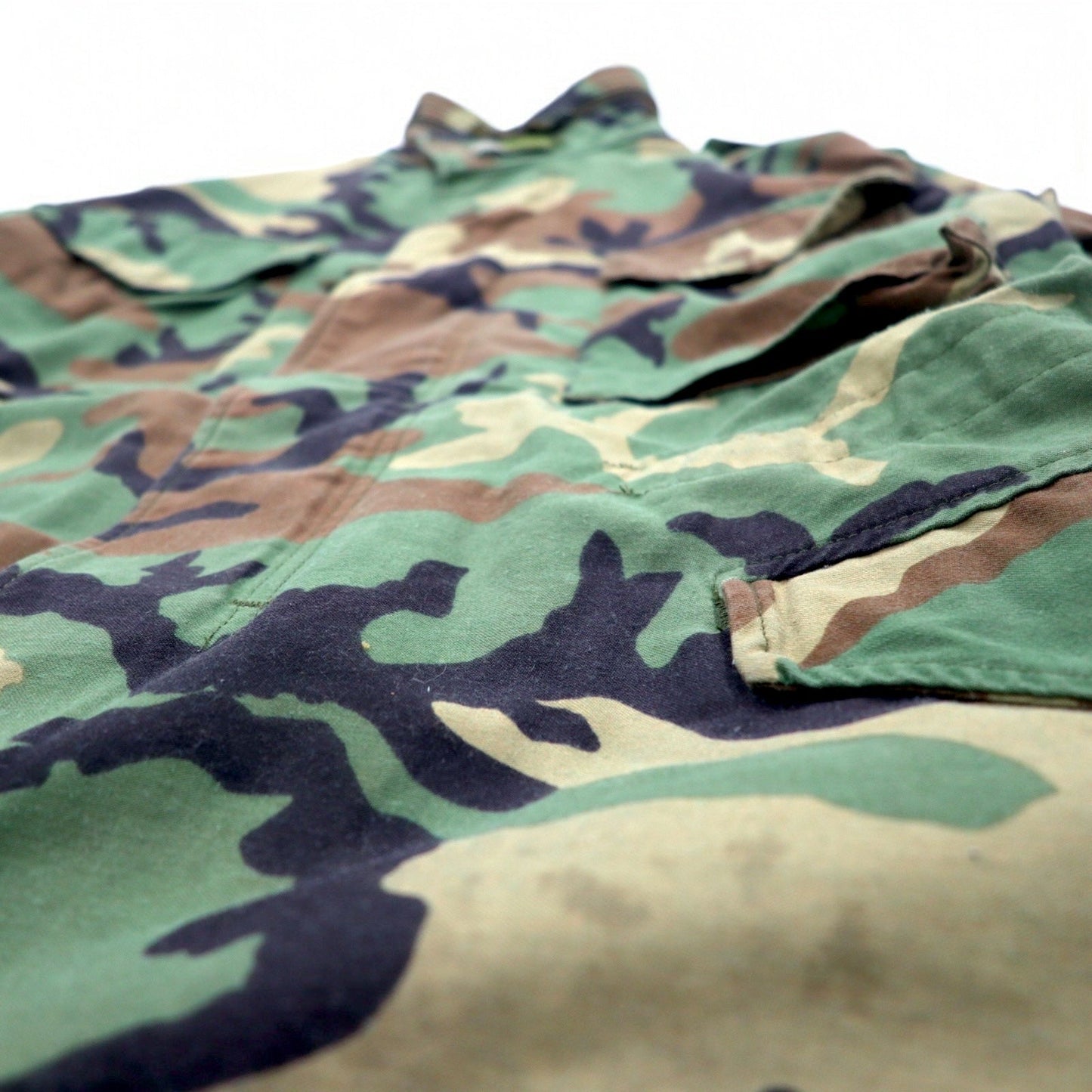 US ARMY 米軍 90年代 M-65 フィールドジャケット M カーキ カモフラ ミリタリー 8415-01-099-7835