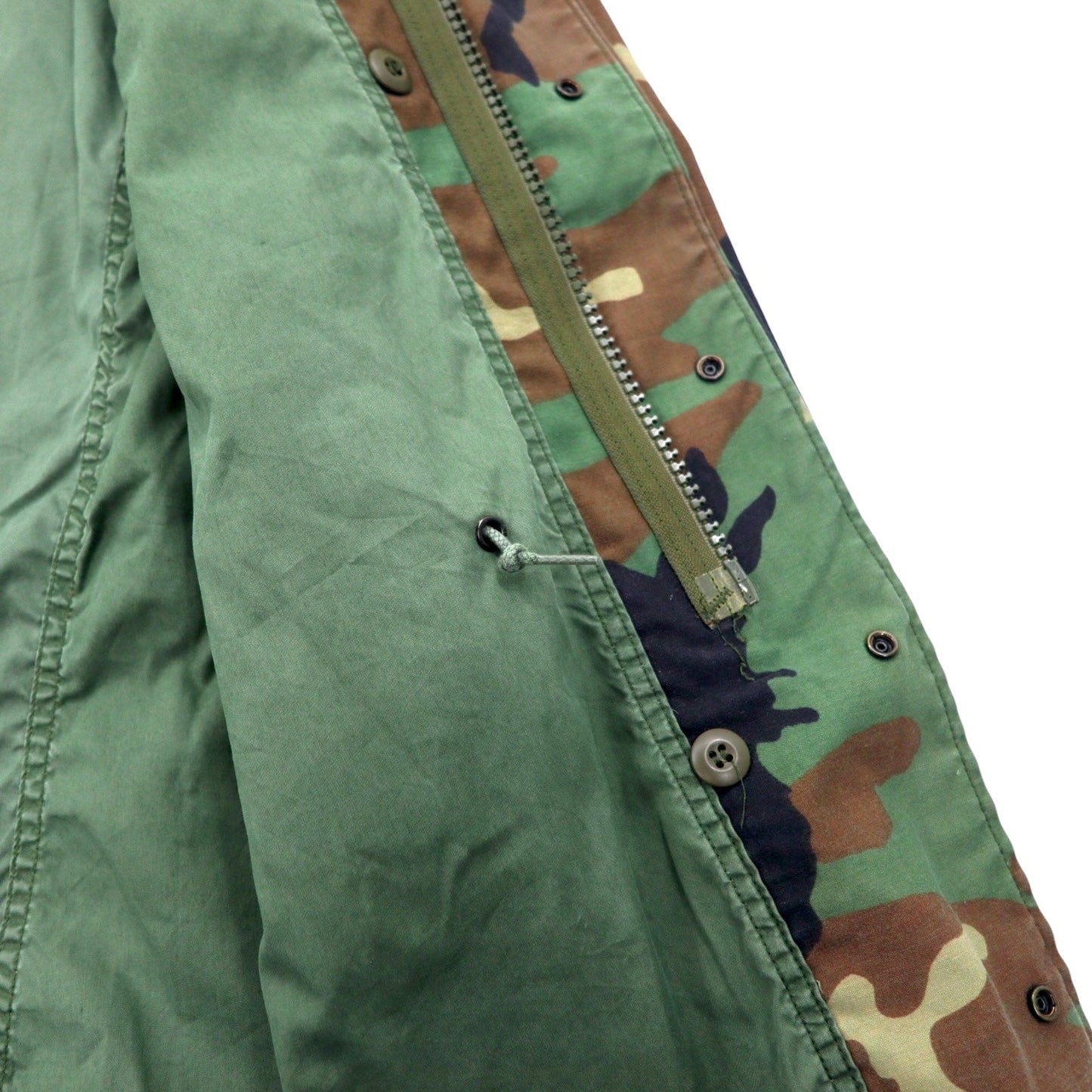 US ARMY 米軍 90年代 M-65 フィールドジャケット M カーキ カモフラ ミリタリー 8415-01-099-7835