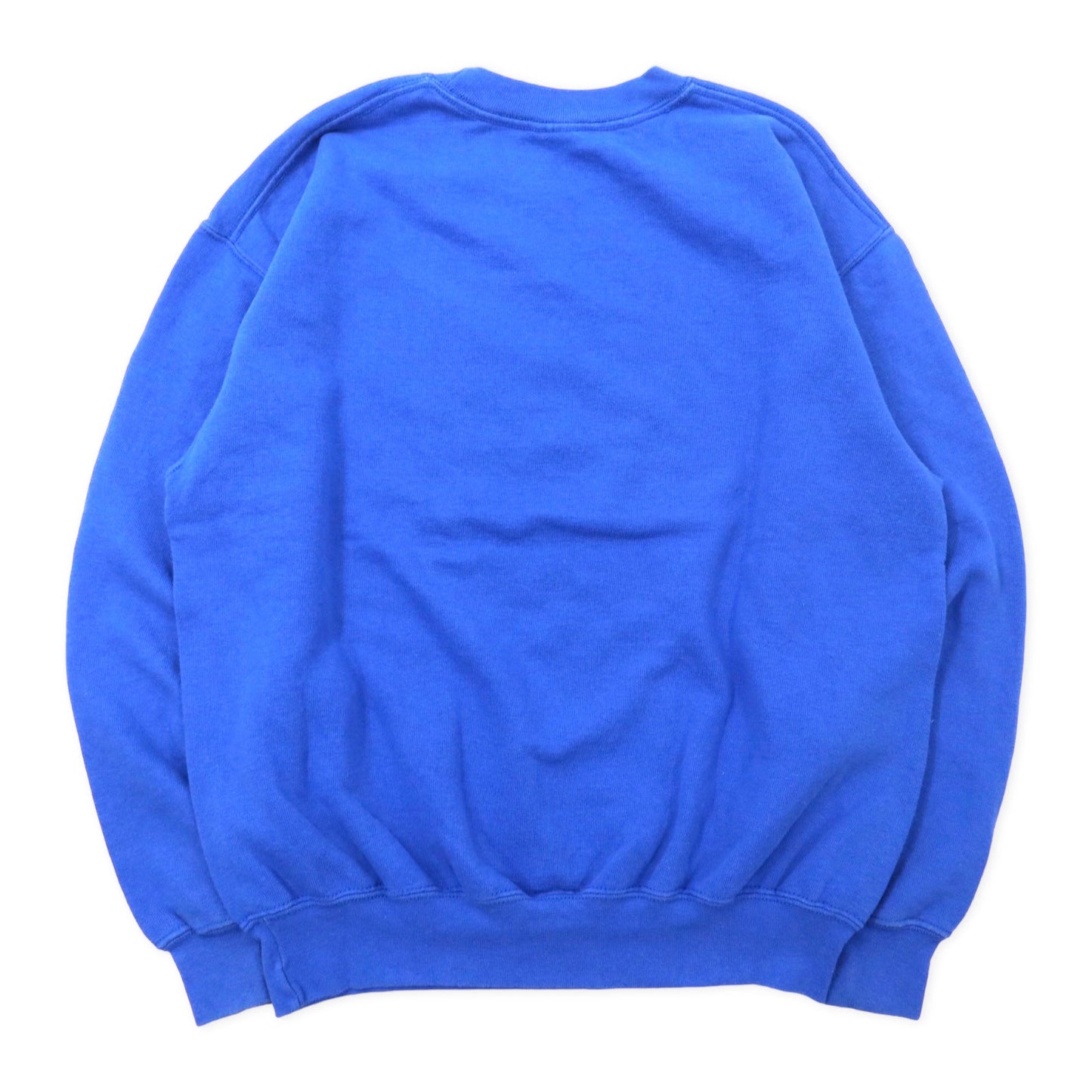 FRUIT OF THE LOOM モロッコ製 スウェット M ブルー コットン アンカー AMALFI ITALIA ヨーロッパライン