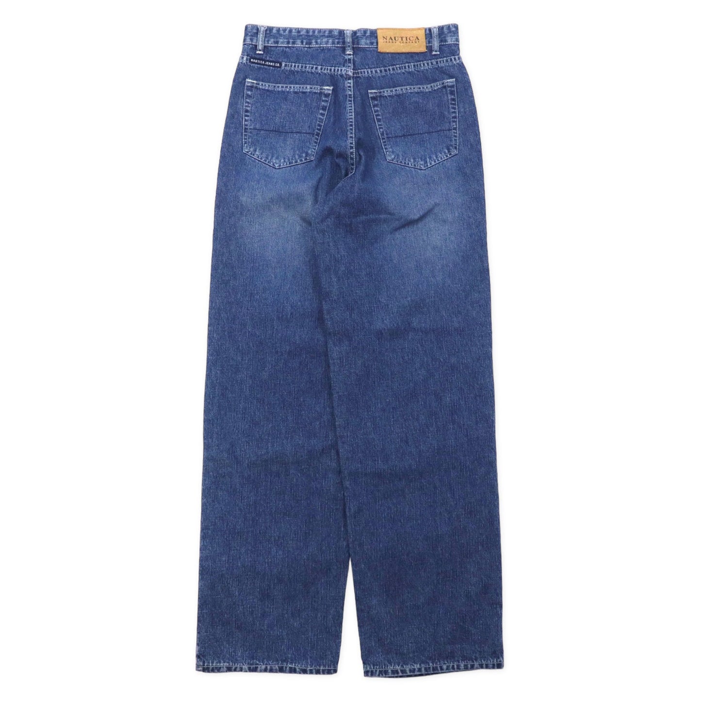 NAUTICA JEANS 90年代 バギー デニムパンツ 32 ブルー トルコ製