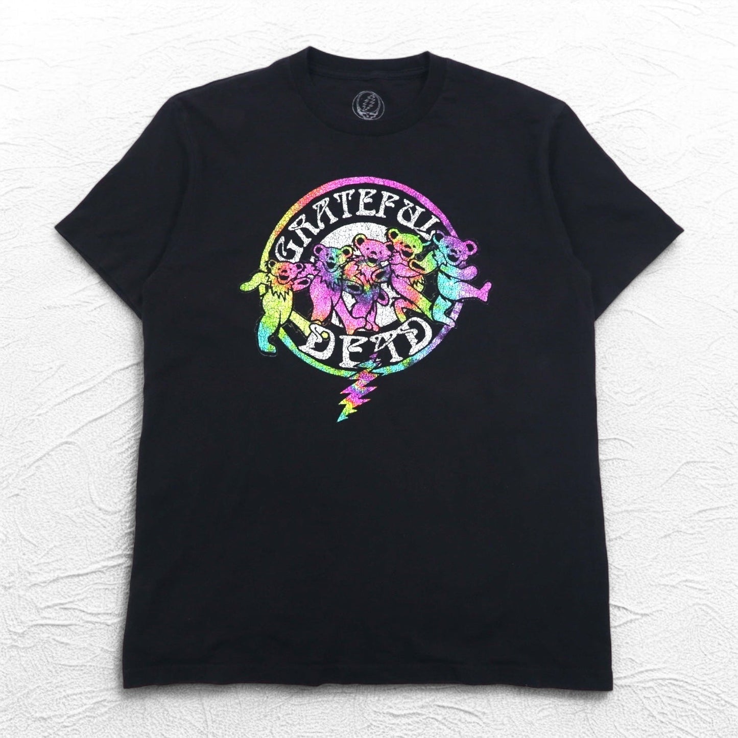 GRATEFUL DEAD グレイトフル デッド バンド Tシャツ M ブラック コットン ダンシングベア