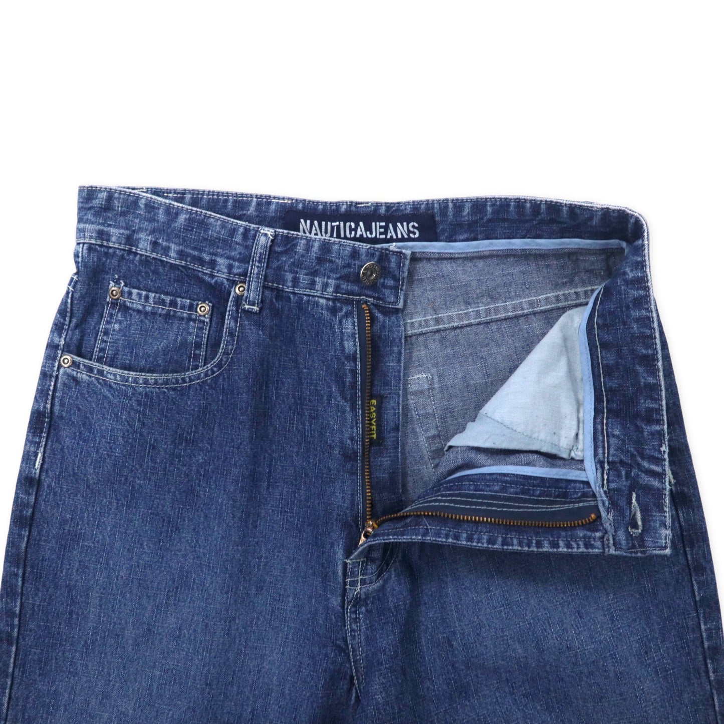 NAUTICA JEANS 90年代 バギー デニムパンツ 32 ブルー トルコ製