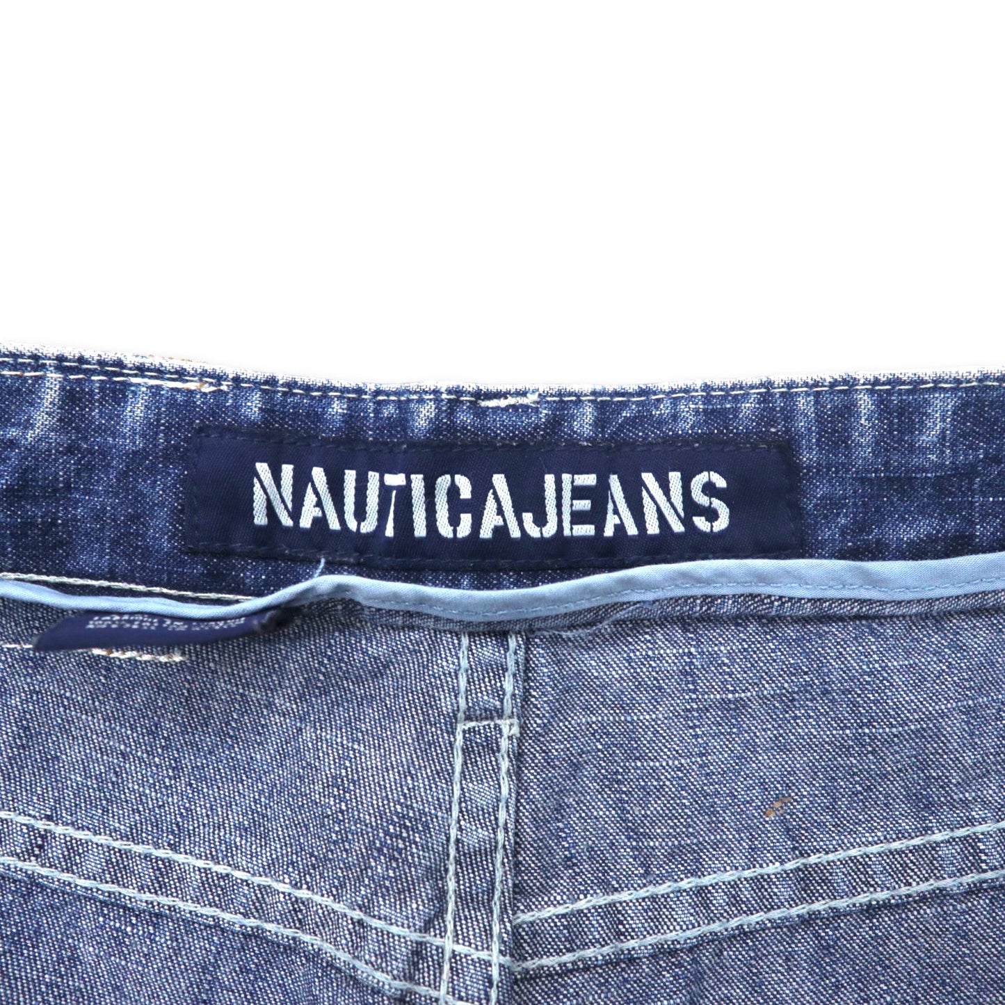 NAUTICA JEANS 90年代 バギー デニムパンツ 32 ブルー トルコ製