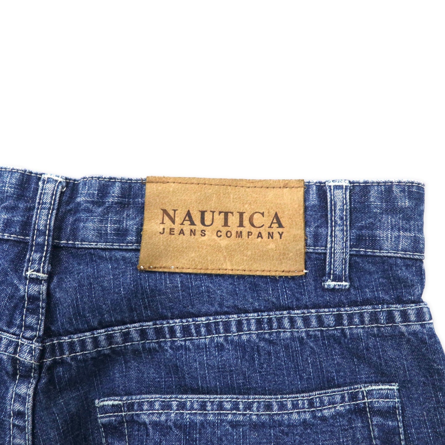 NAUTICA JEANS 90年代 バギー デニムパンツ 32 ブルー トルコ製