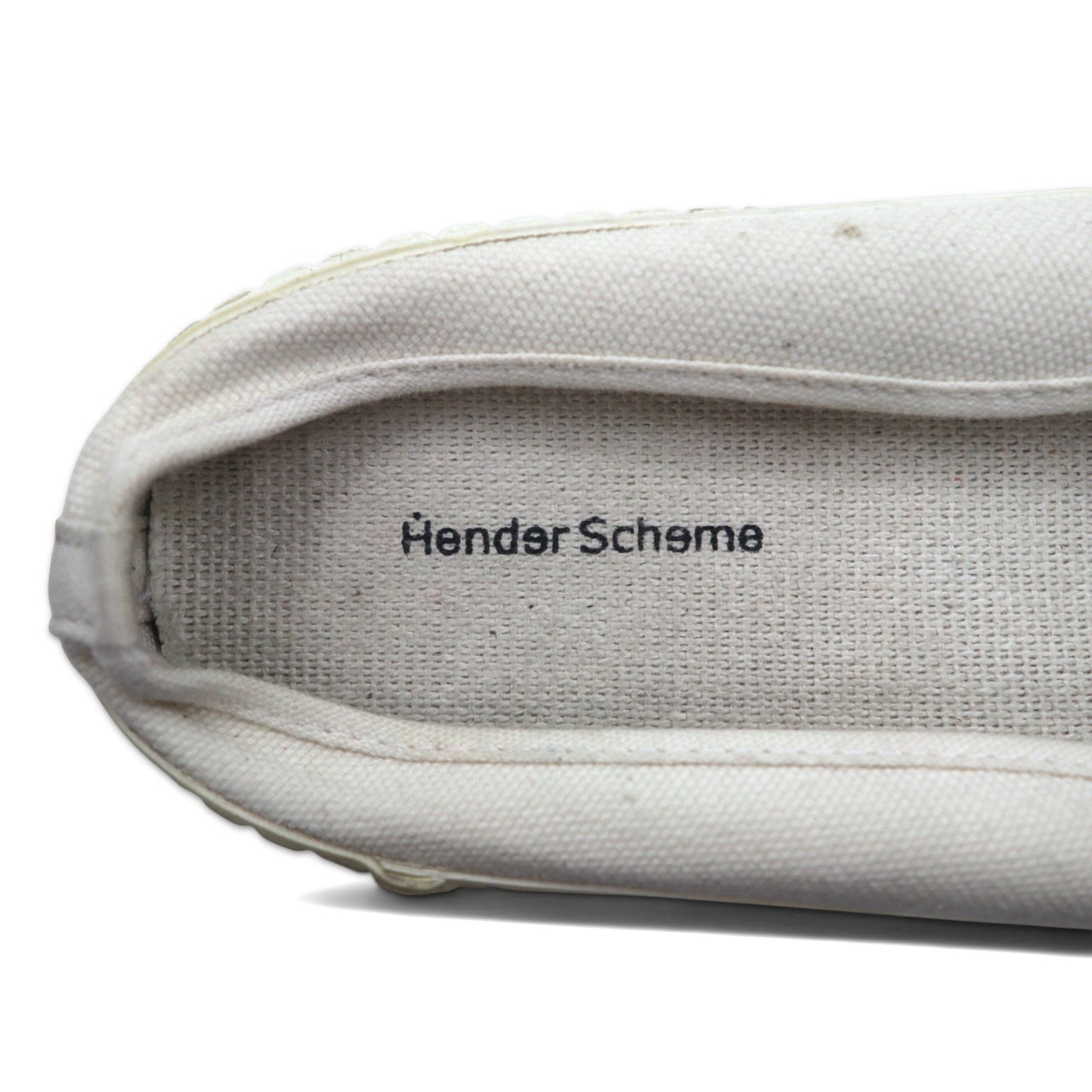 Hender Scheme パラレルピーク タッセル PARALLEL PEAK with tassels スリッポン ミュール 27cm ~ 27.5cm キャンバス 8AHR