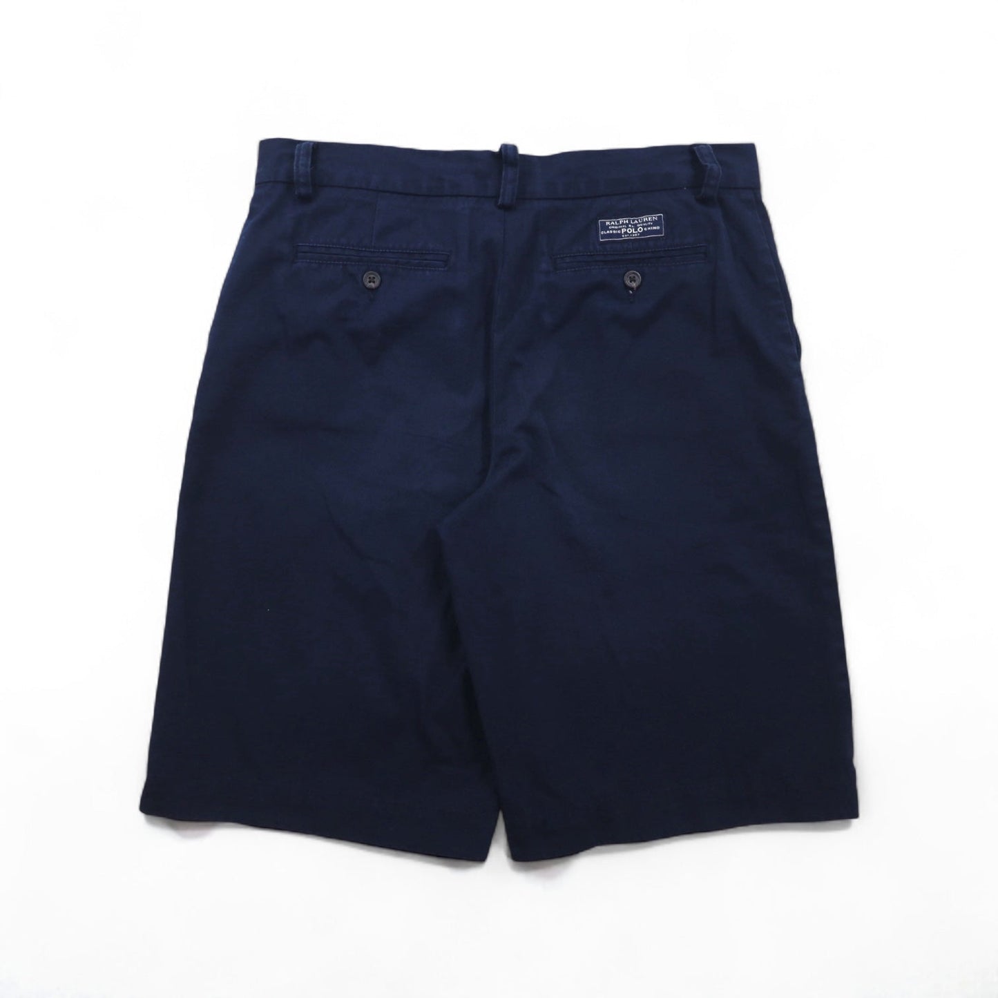 Polo by Ralph Lauren 90年代 ポロチノ ショートパンツ ハーフパンツ M ネイビー コットン