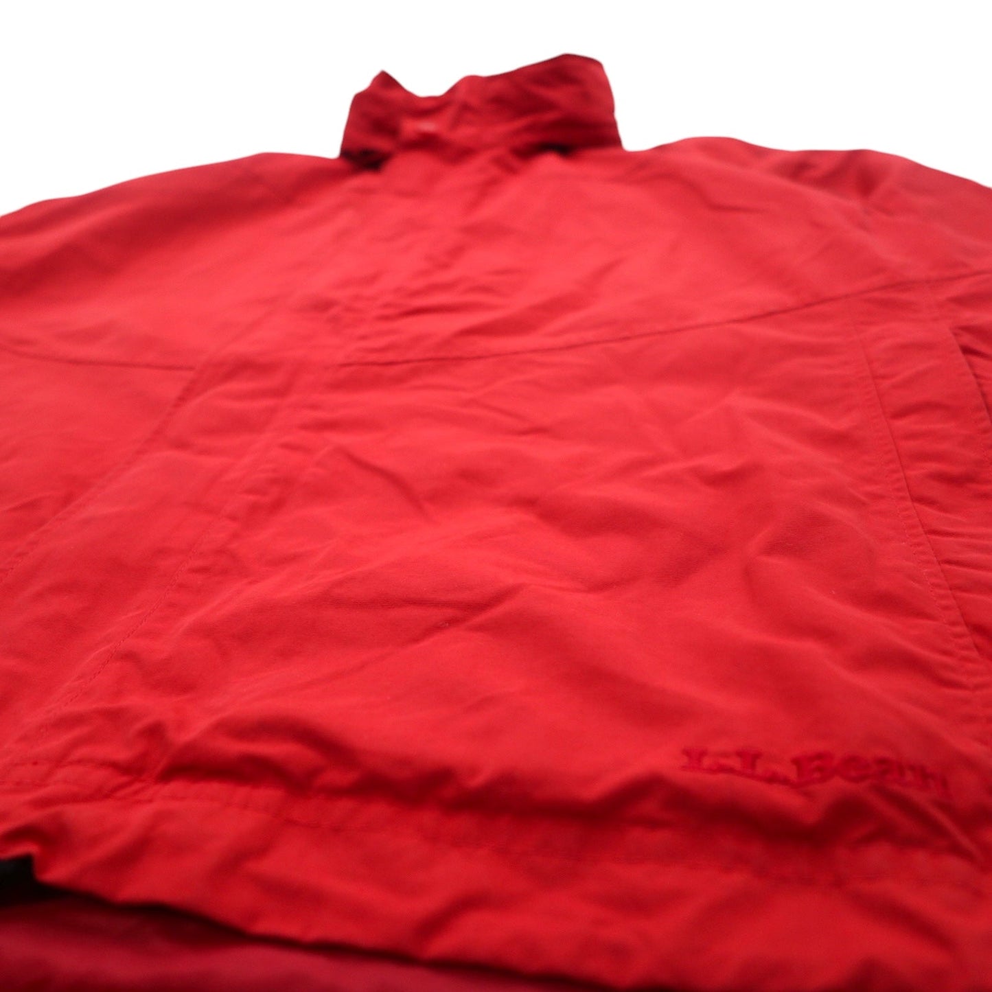 L.L.Bean 00年代 マウンテンパーカー L レッド ナイロン ジップインジップ搭載 山タグ BCY9