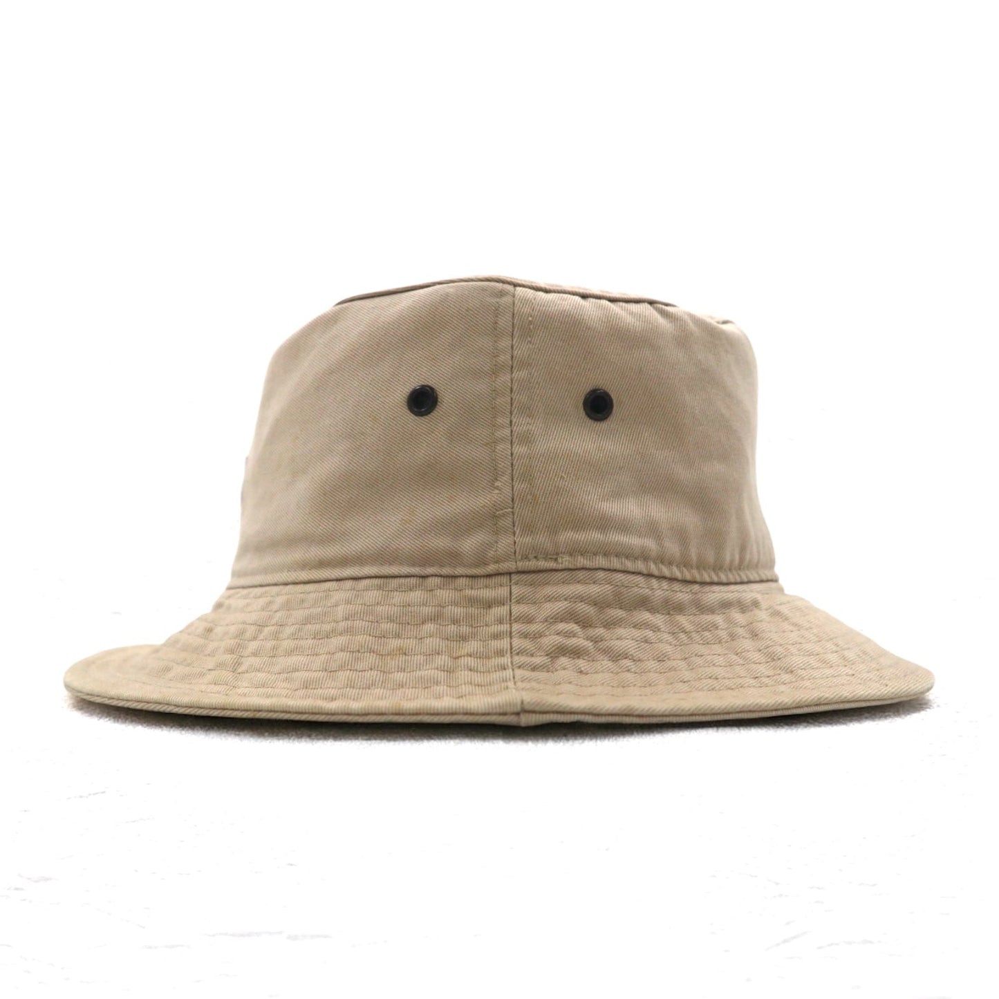 stussy hats 90年代 オールド ステューシー バケットハット L/XL ベージュ ストックロゴ