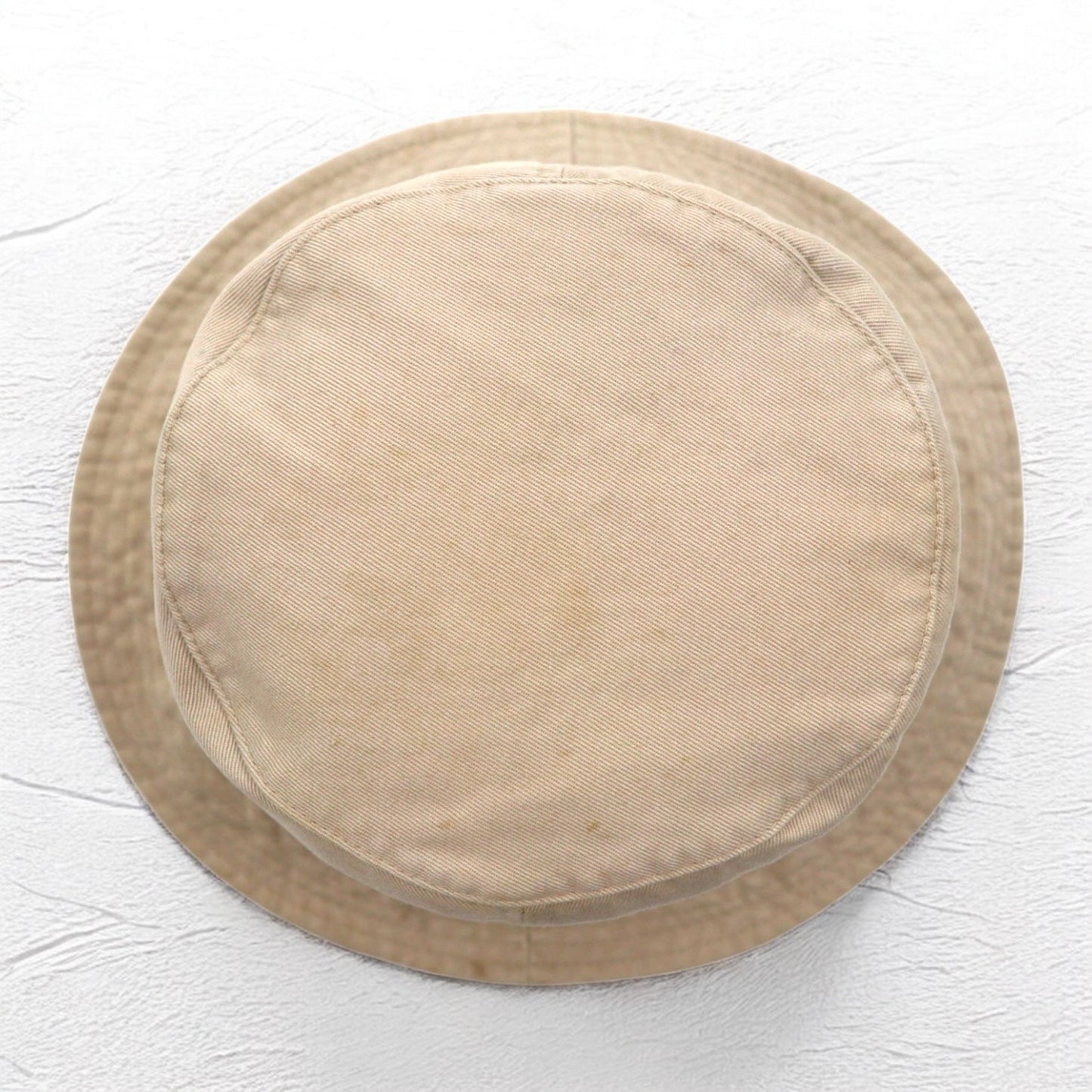 stussy hats 90年代 オールド ステューシー バケットハット L/XL ベージュ ストックロゴ