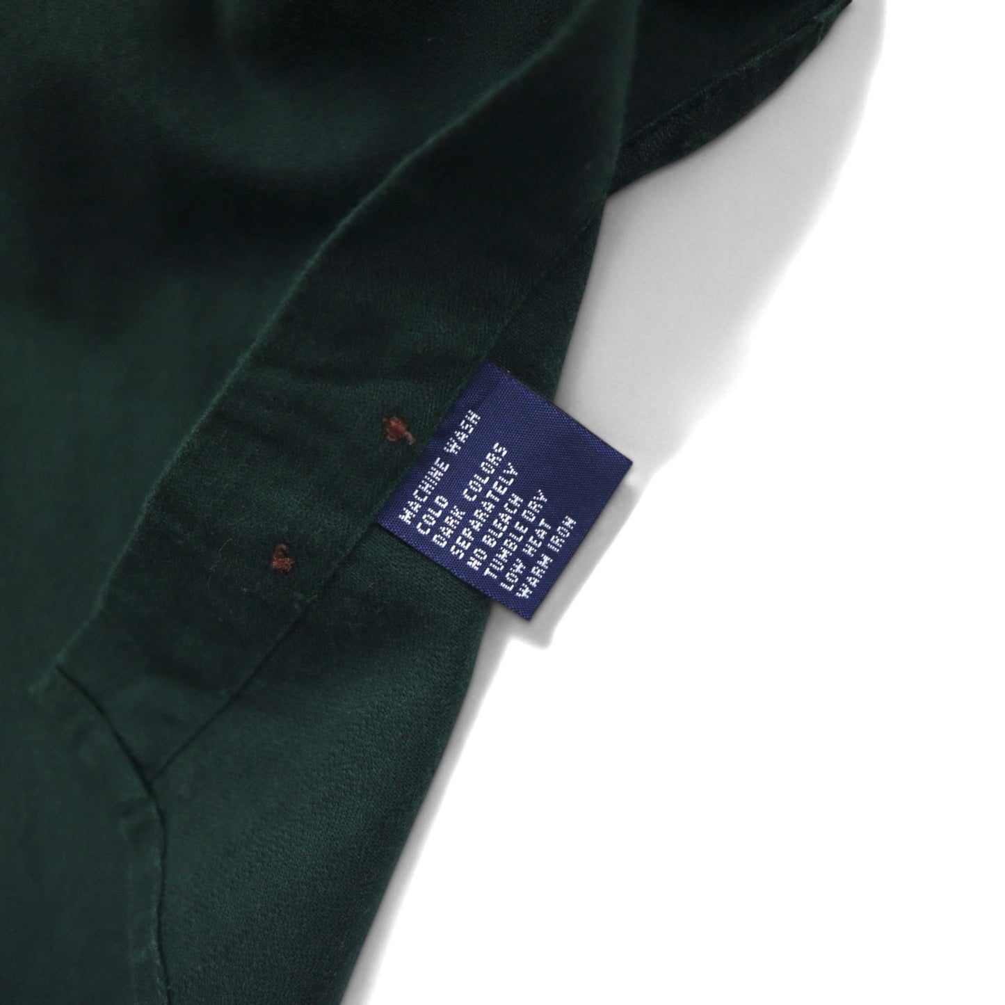 CHAPS RALPH LAUREN 90年代 ボタンダウンシャツ L グリーン コットン ロゴ刺繍 グアテマラ製