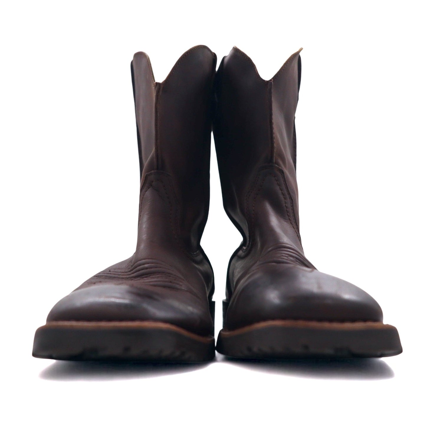 ARIAT スクエアトゥ Hybrid Street Side ウェスタンブーツ 28cm ブラウン フルグレインレザー スリップ防止 10016289