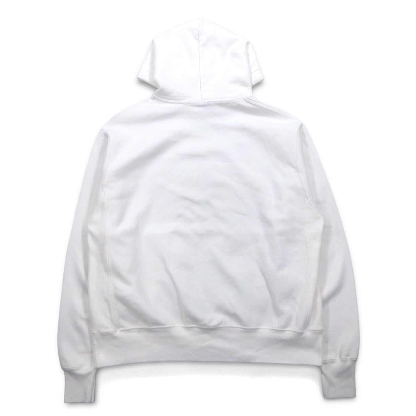 Champion リバースウィーブ REVERSE WEAVE プルオーバーパーカー 2XL ホワイト コットン 裏起毛 EAGLE BASEBALL 青単タグ 復刻 ホンジュラス製