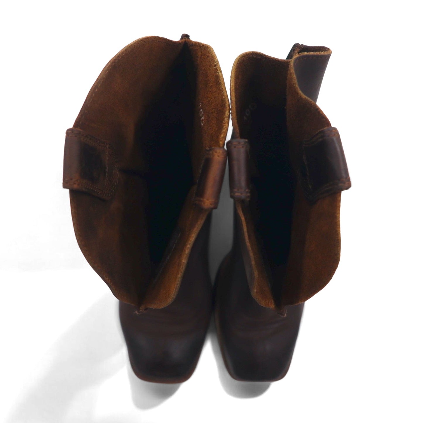 ARIAT スクエアトゥ Hybrid Street Side ウェスタンブーツ 28cm ブラウン フルグレインレザー スリップ防止 10016289