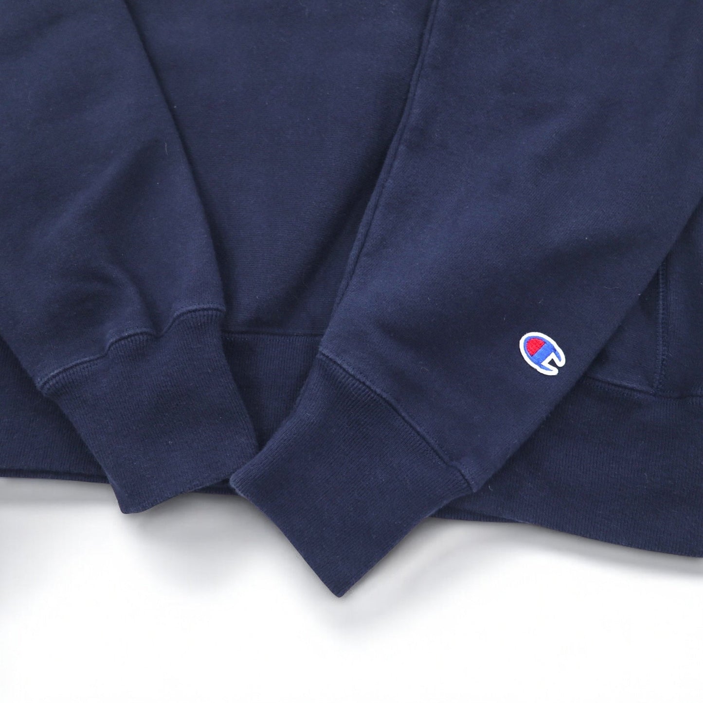 Champion リバースウィーブ REVERSE WEAVE プルオーバーパーカー 3XL ネイビー コットン 裏起毛 HOUSTON アーチロゴ 青単タグ 復刻 ホンジュラス製