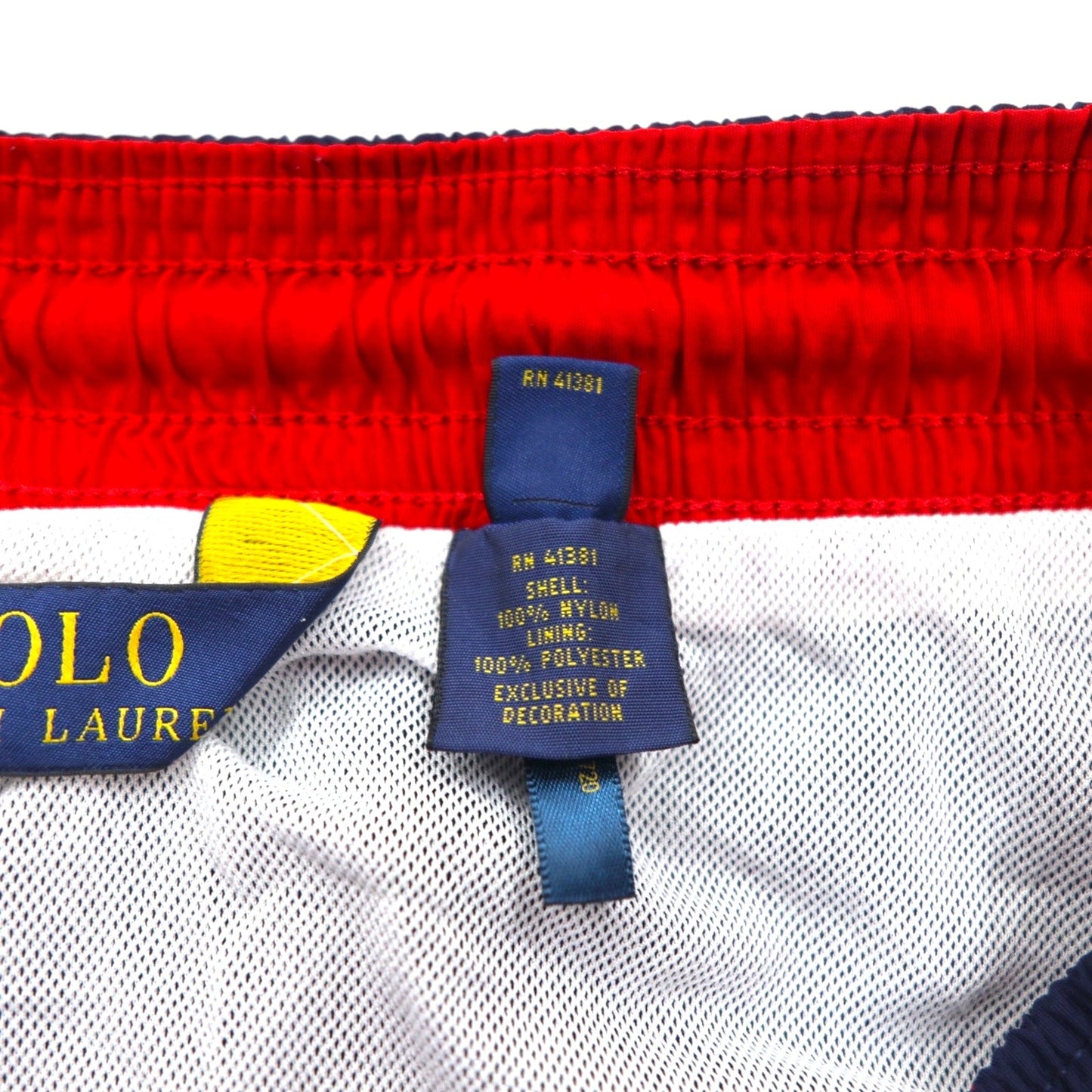 POLO RALPH LAUREN スイムショーツ イージー ナイロン ショートパンツ XL ネイビー スモールポニー刺繍