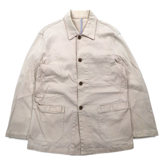 CHAPS RALPH LAUREN 90年代 コットン ツイル カバーオール M ベージュ ストレッチ