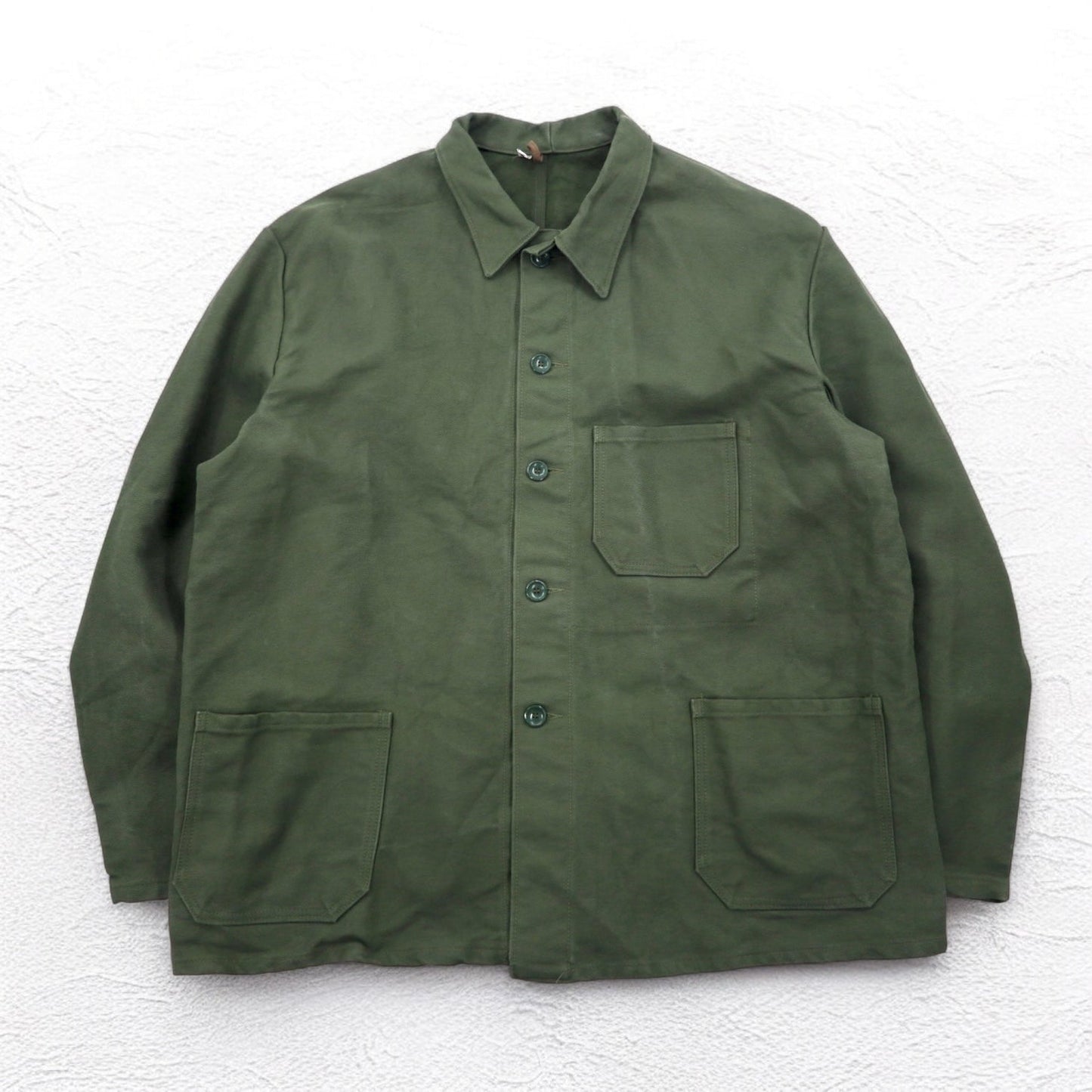 Vintage DUTCH ARMY Military Jacket オランダ軍 フランネル ワークジャケット カバーオール 2XL ミリタリー