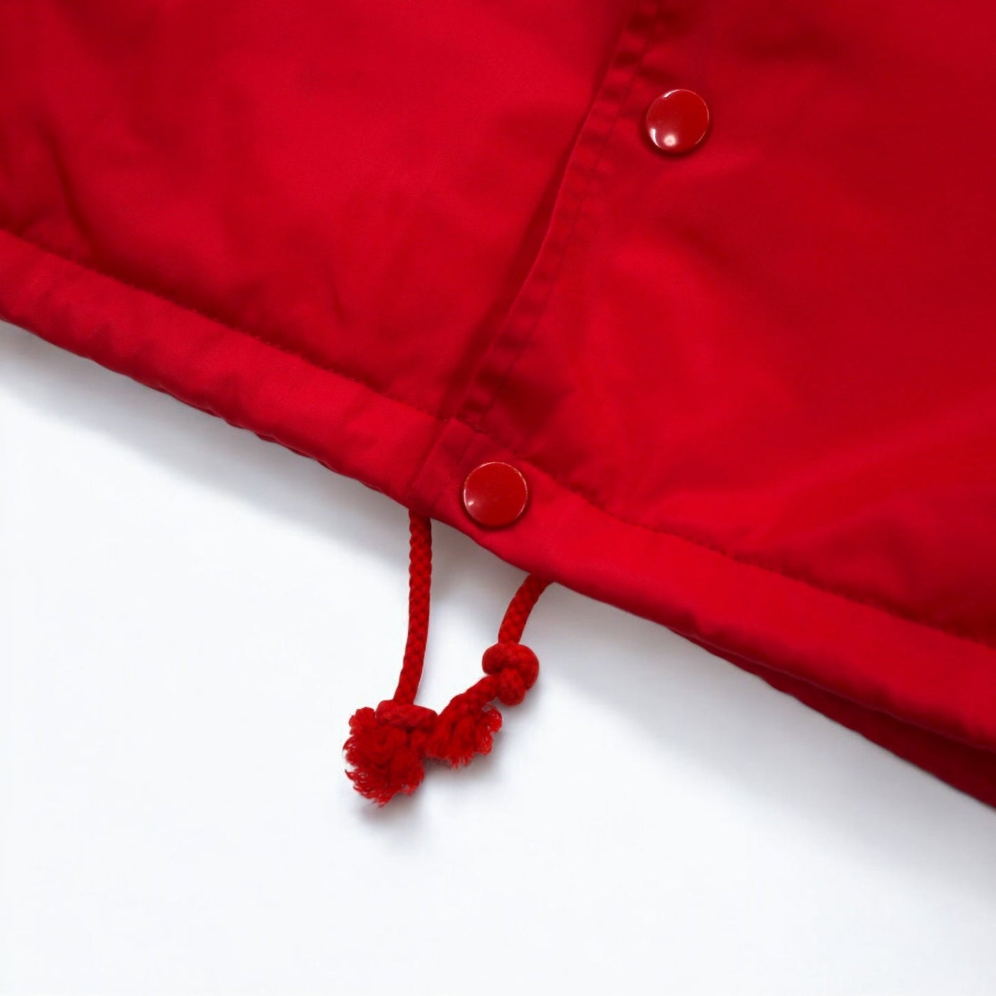 Champion products 90年代 コーチジャケット M レッド ナイロン バックロゴプリント