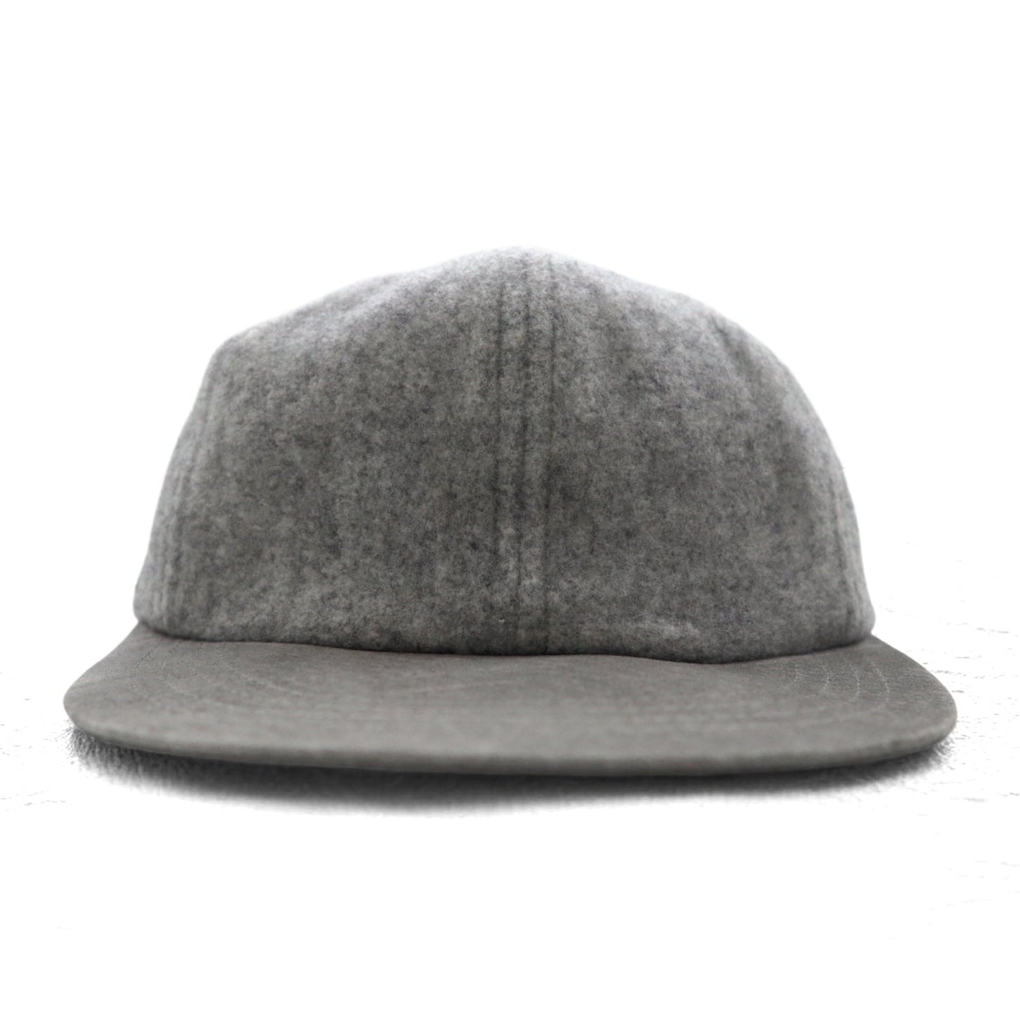 Hender Scheme キャップ 2 tone wool cap FREE グレー 豚革 レザー 日本製
