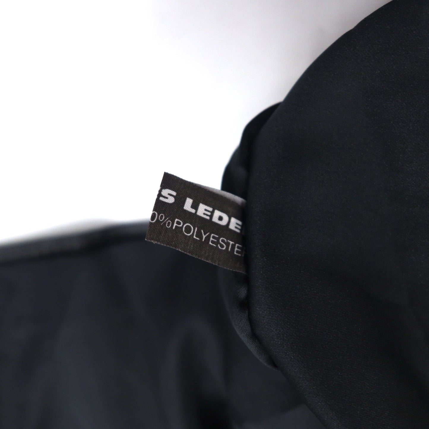 Vintage Leather Hunting Vest ユーティリティ レザー ハンティングベスト L ブラック ジップアップ