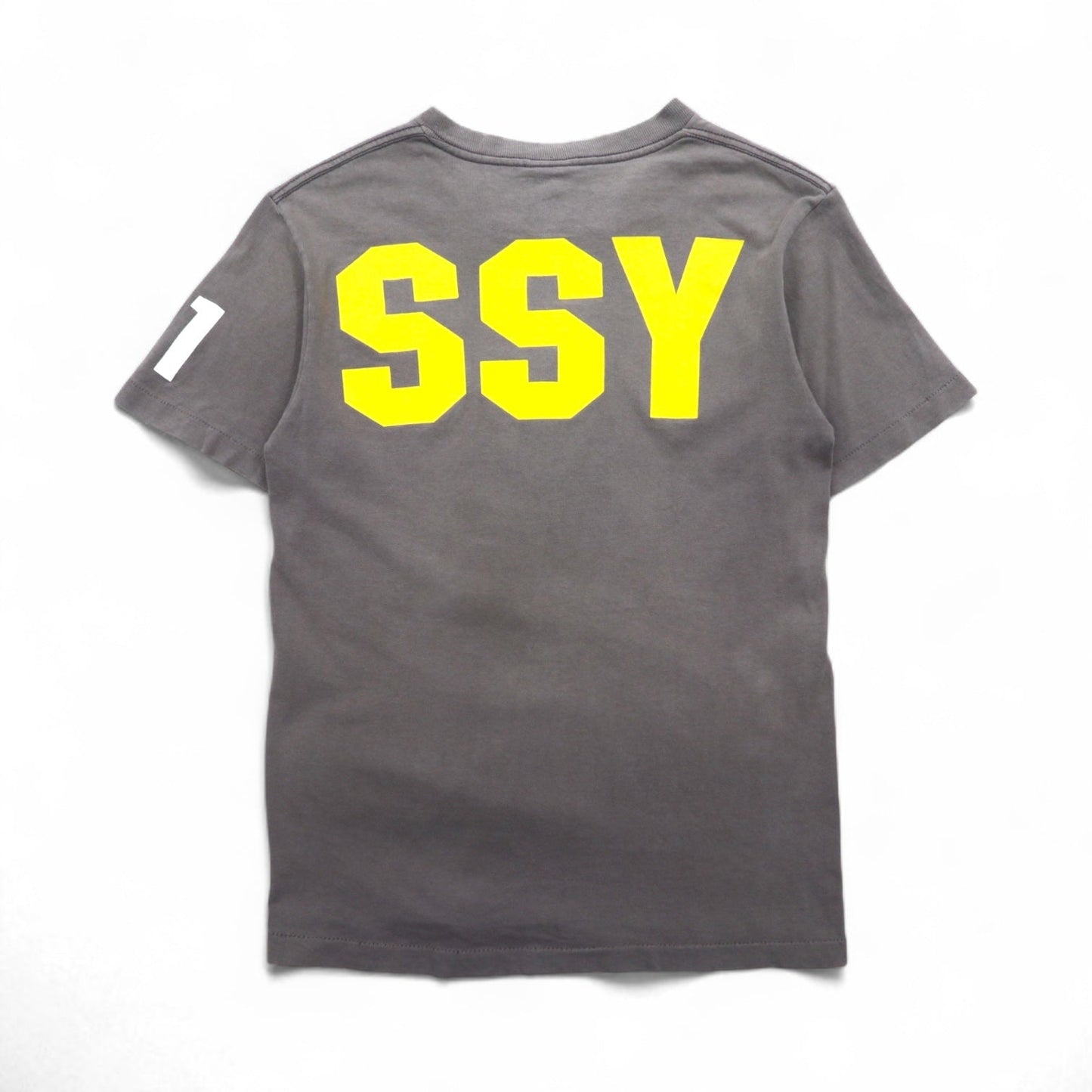 stussy 90年代 USA製 オールドステューシー シングルステッチ Tシャツ S グレー コットン 両面プリント