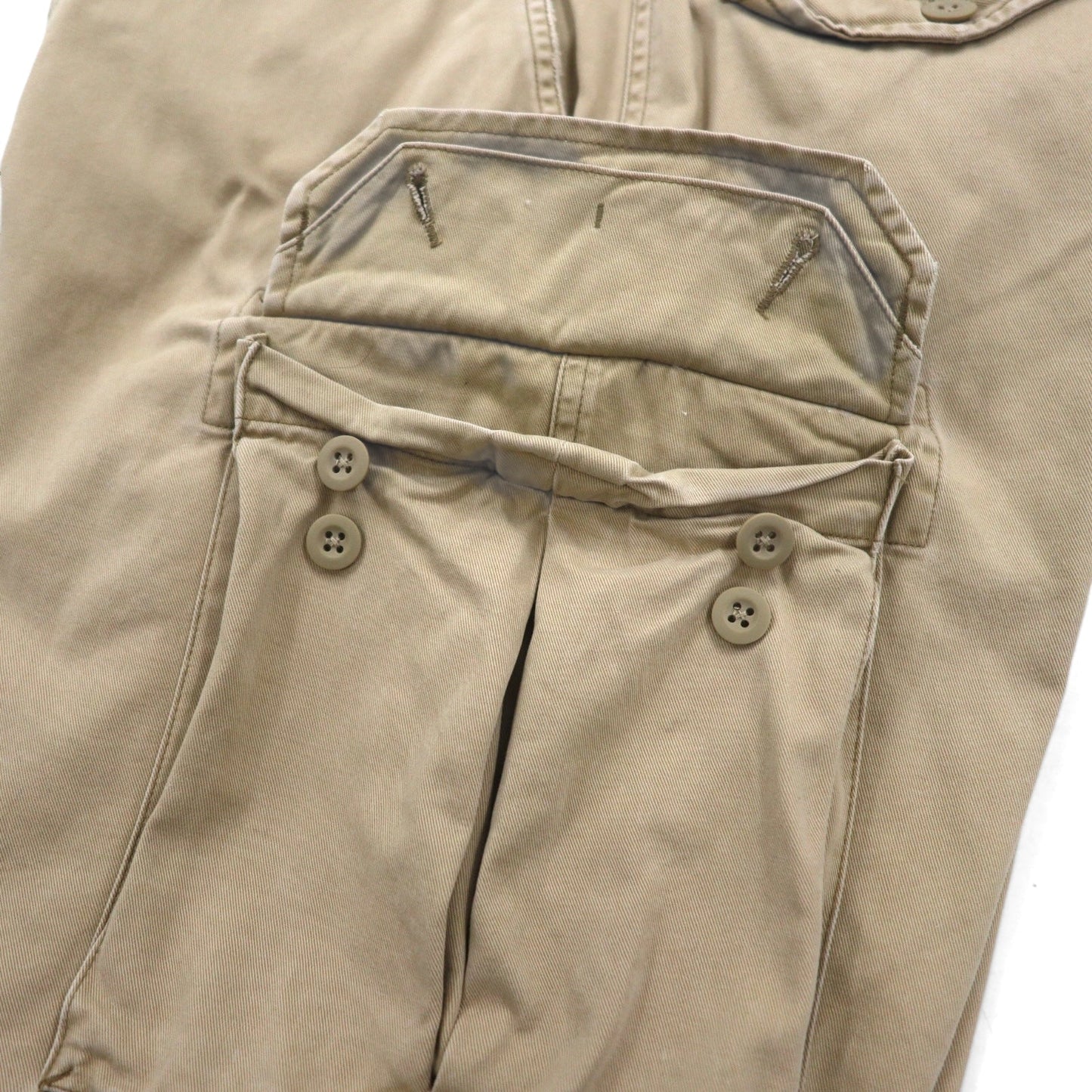 Polo by Ralph Lauren 90年代 ポロチノ ショート カーゴパンツ ハーフパンツ M ベージュ コットン