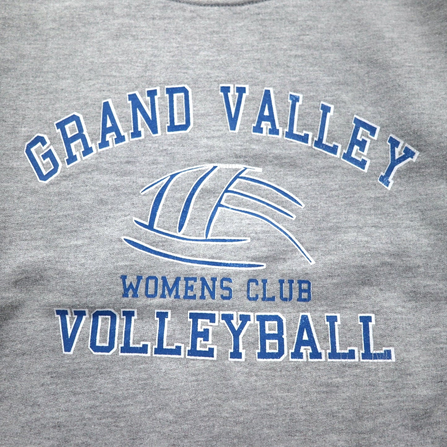 GILDAN クルーネック スウェット S グレー 裏起毛 GRAND VALLEY VOLLEY BALL