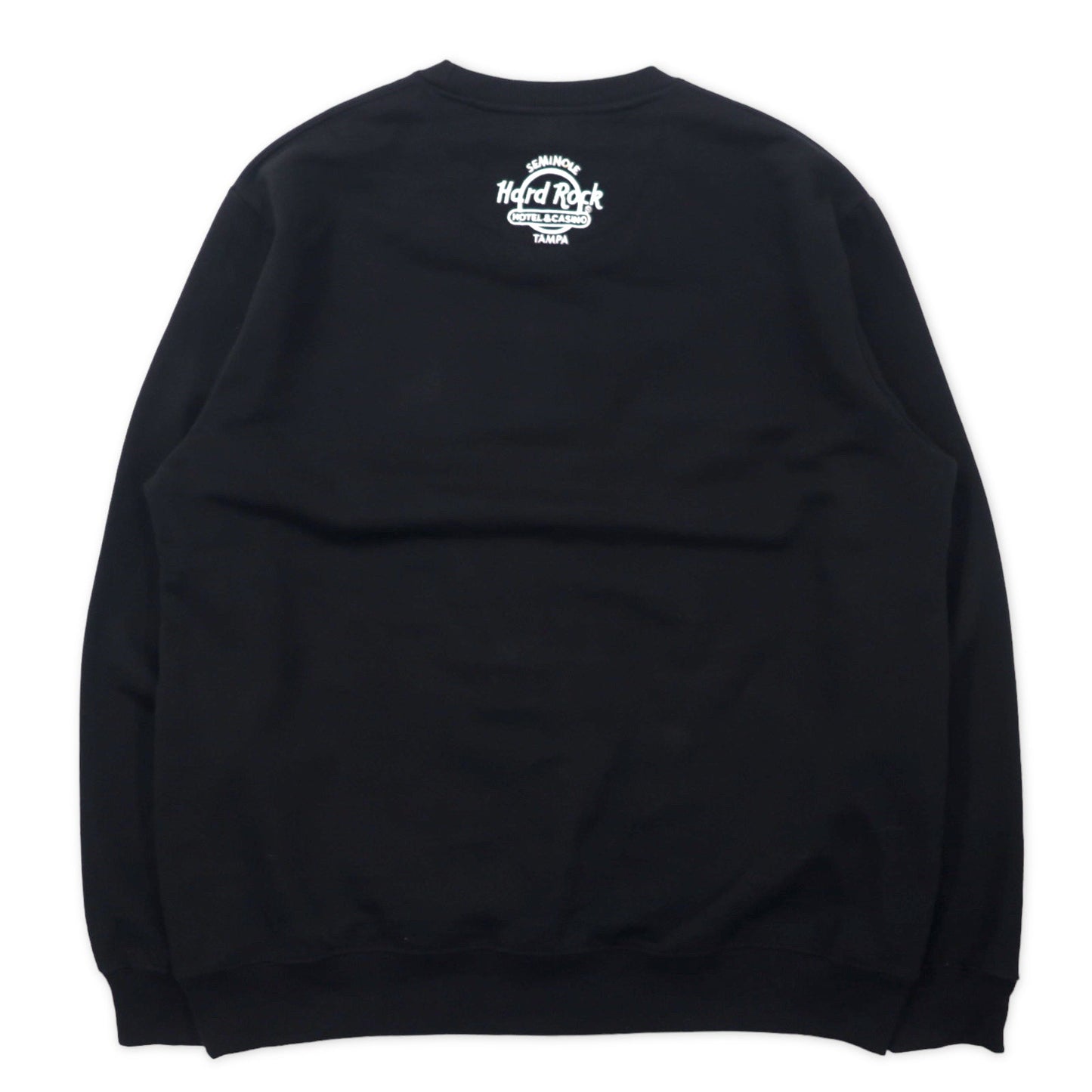 Hard Rock HOTEL & CASINO ロゴスウェット L ブラック コットン 裏起毛 パキ綿 TAMPA