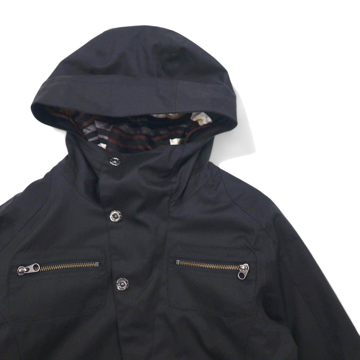 burton マウンテンパーカー S ブラック ポリエステル DRYRIDE 防水 スキーウェア
