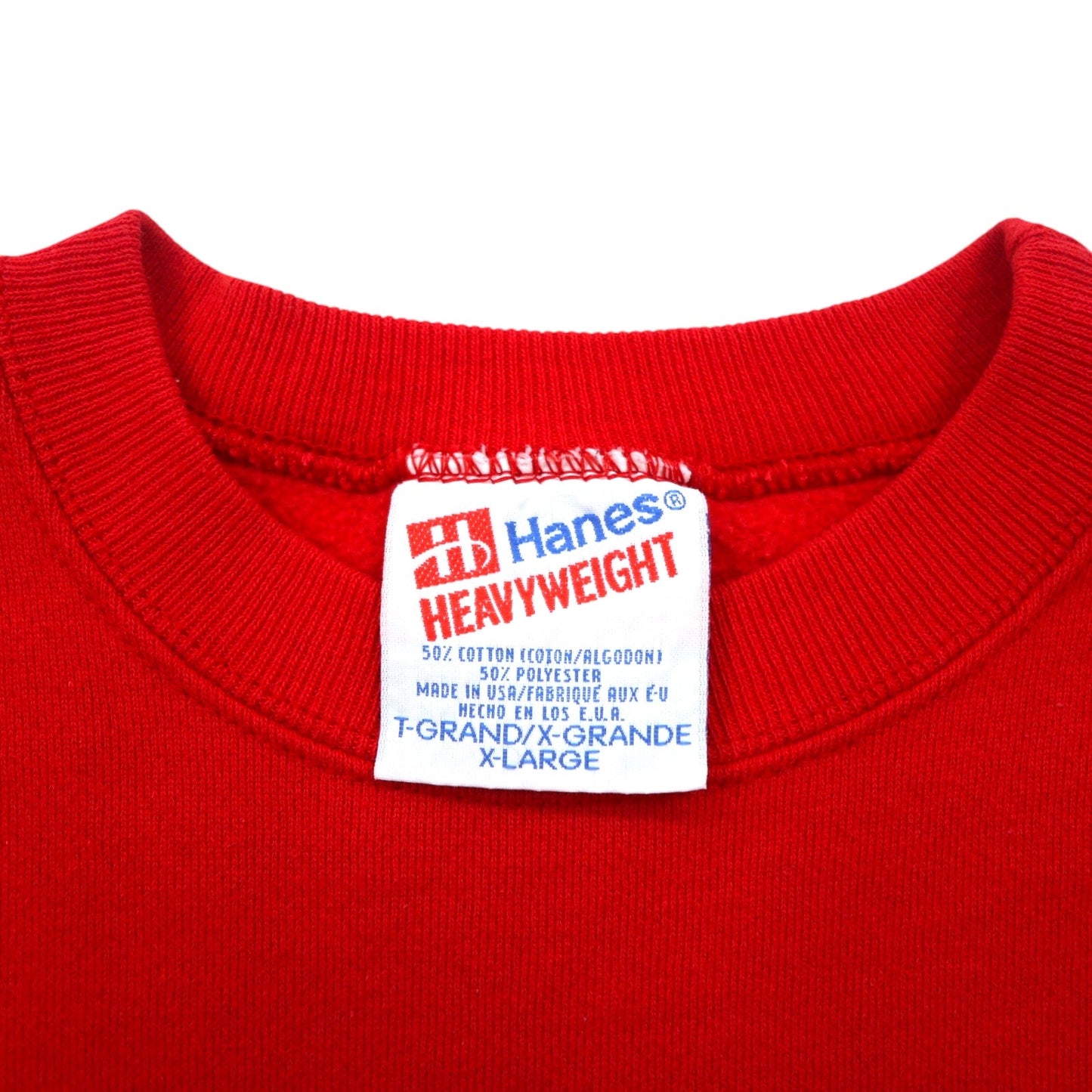 USA製 90年代 Disney ミニーマウス MINNIE スウェット XL レッド 裏起毛 キャラクター プリント Hanes