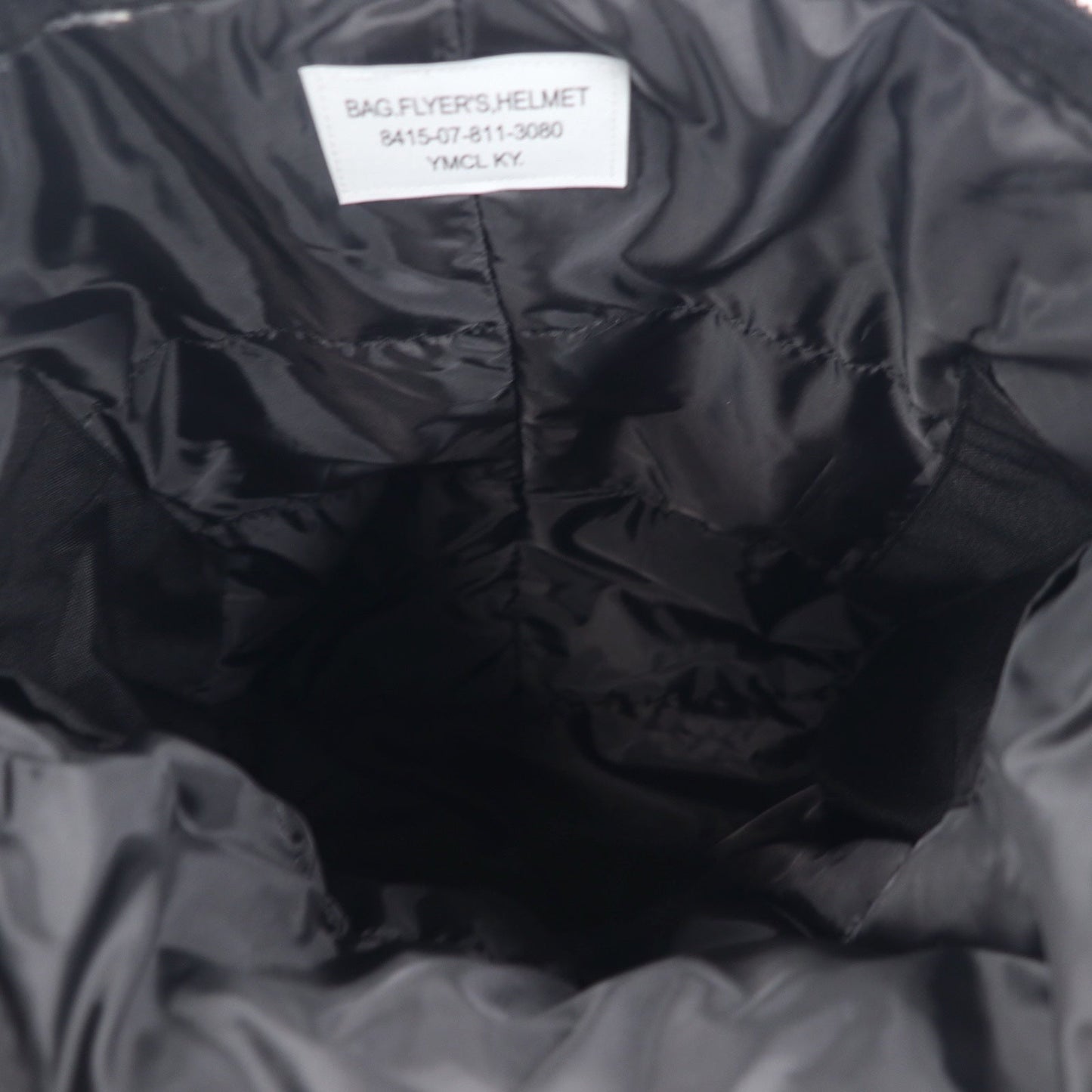 US ARMY 米軍 ヘルメットバッグ 2WAY ショルダーバッグ ブラック ミリタリー 8415-07-811-3880 YMCL KY 未使用品