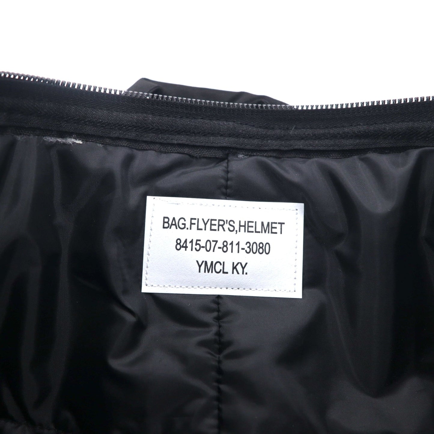 US ARMY 米軍 ヘルメットバッグ 2WAY ショルダーバッグ ブラック ミリタリー 8415-07-811-3880 YMCL KY 未使用品