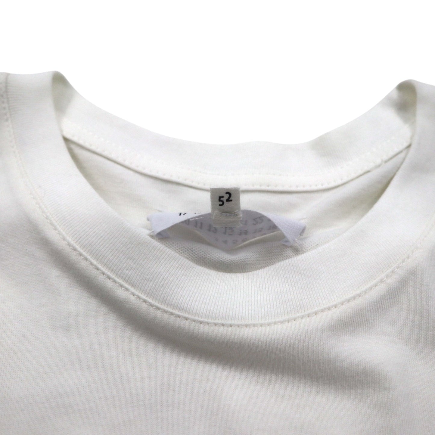 Maison Margiela ライン1 グラフィックプリント Tシャツ XL ホワイト コットン イタリア製