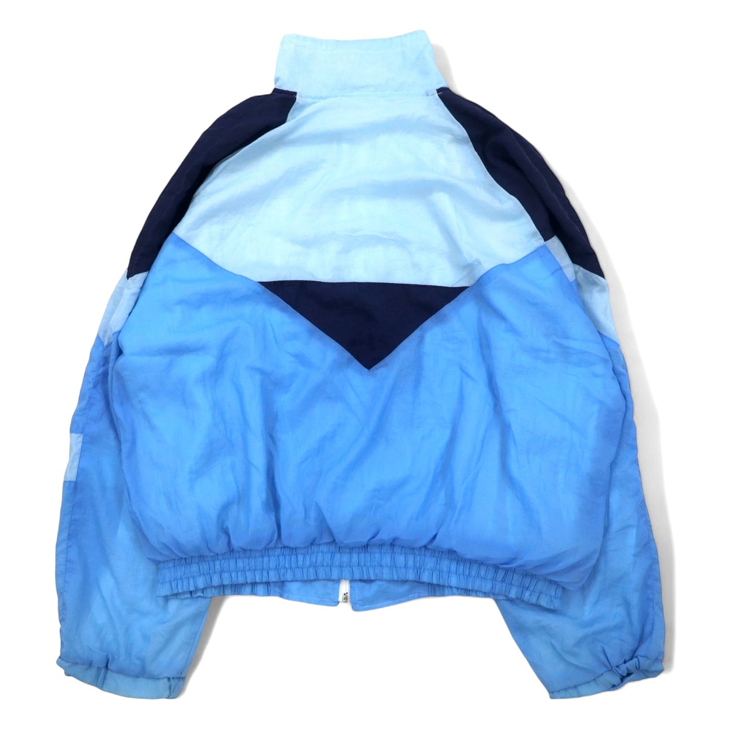 90年代 ROYAL CLASS ユーロヴィンテージ ナイロンジャケット XL ブルー DULONジップ