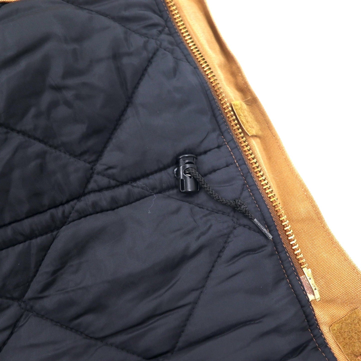 Carhartt USA製 ダック トラディショナルコート カバーオール 46 TALL ベージュ コットン 襟コーデュロイ キルティングライナー 中綿 Arctic Traditional Coat C03