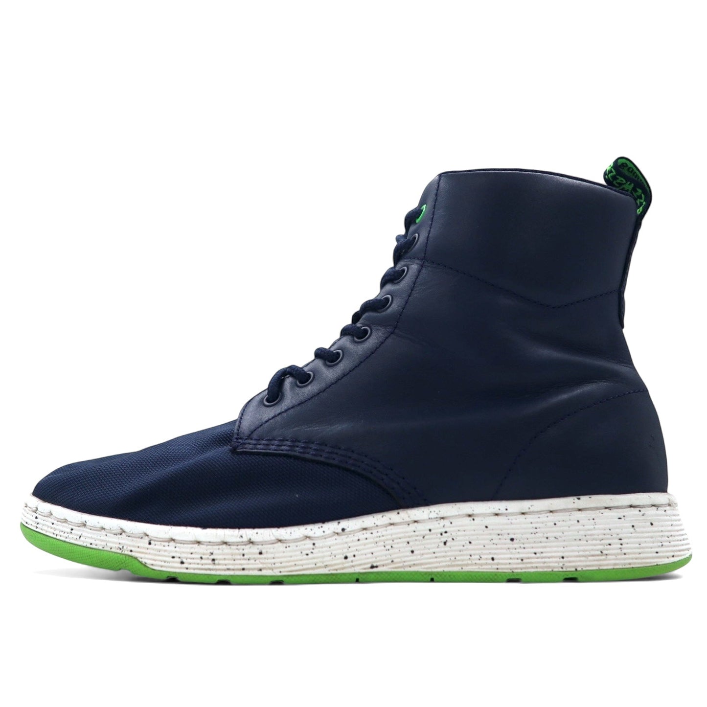 Dr. Martens 8ホール レースアップブーツ スニーカー 30cm ネイビー レザー CORDURA コーデュラナイロン RIGAL