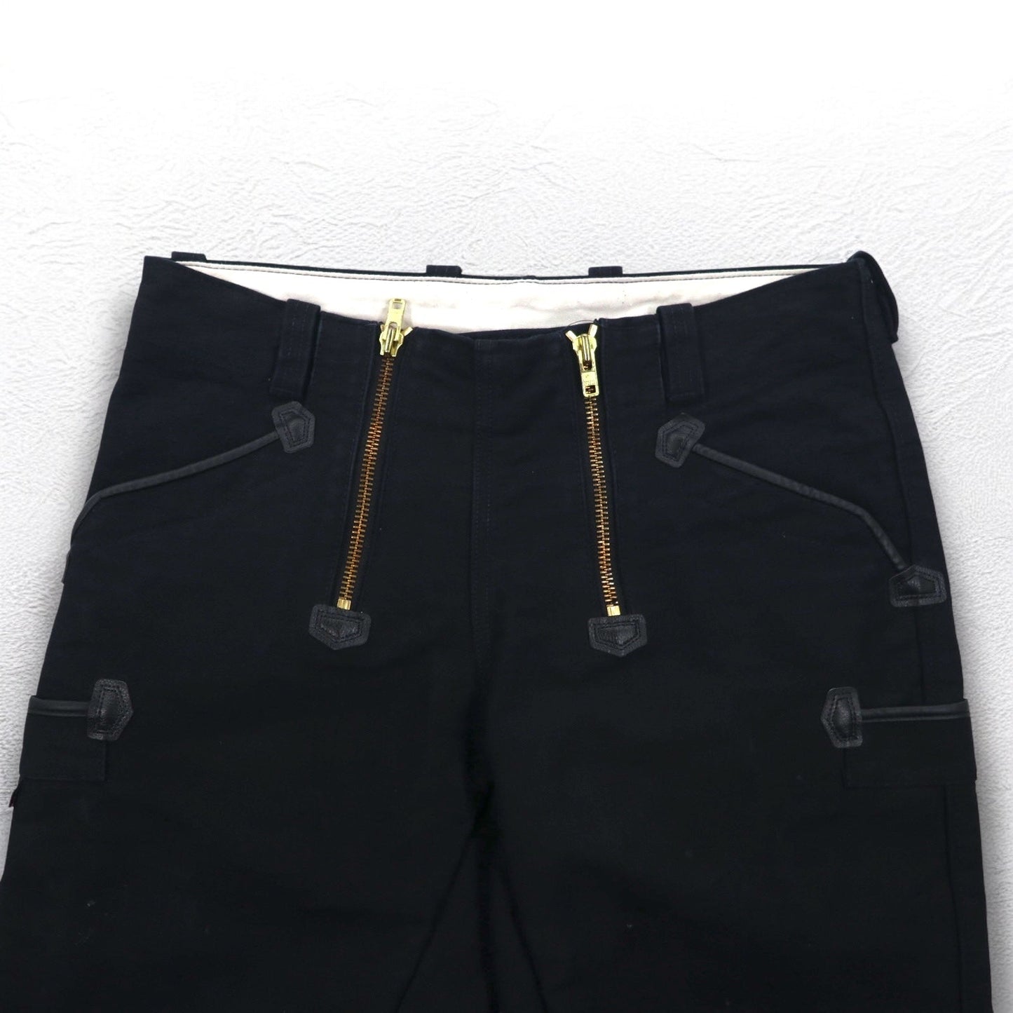 Vintage 80s German Made Logger Pants FHB HUBERT ドイツ製 80年代 ロガーパンツ L ブラック モールスキン