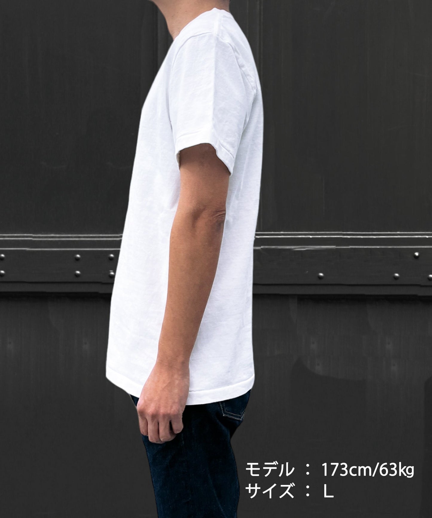 INDIGO COTTON JERSEY S/S TEE/INDIGO