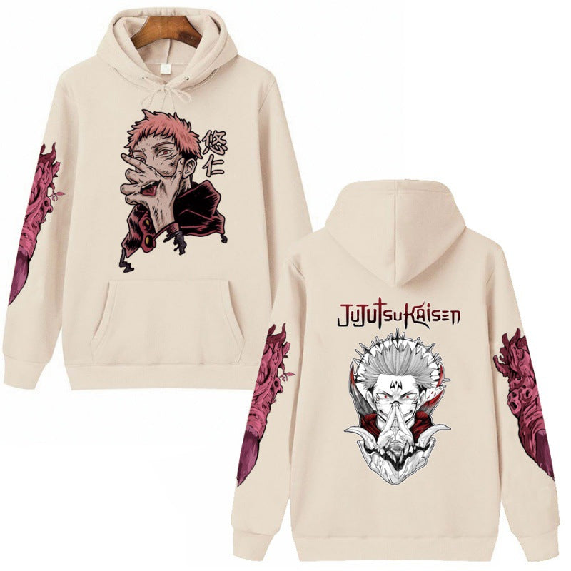 Jujutsu Kaisen Unisex Anime Hoodie Truien Tops Lange Mouwen Hip Hop Streetwear