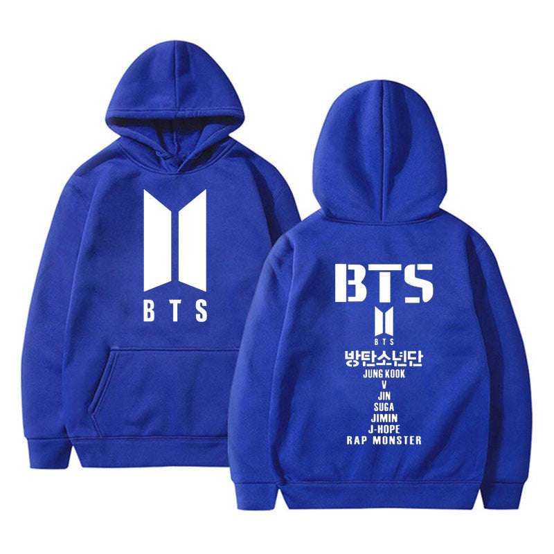 Adult Street Style Hoodie BTS Sweater Women's Youth League Surrounding Cheerleaders Hedging Casual Women's Sweater Sweater