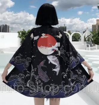 Harajuku style kimono women's summer Korean version loose Japanese kimono cloak feather weaving sunscreen jacket 3d printing students