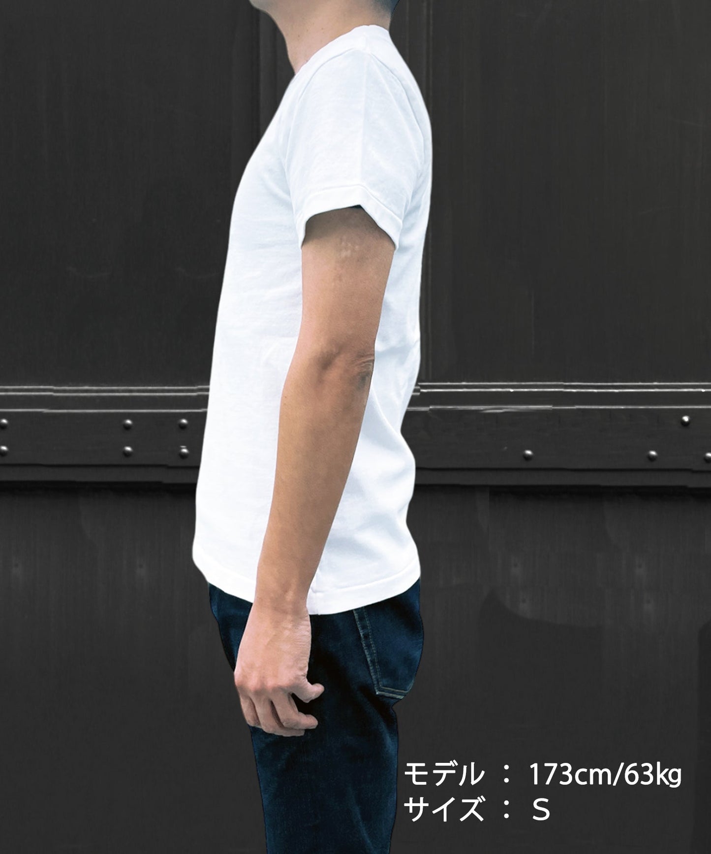 INDIGO COTTON JERSEY S/S TEE/INDIGO